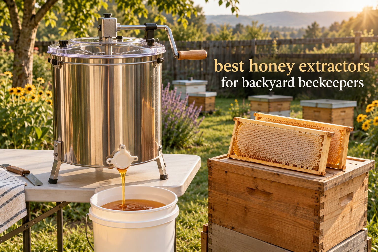 best honey extractors for backyard beekeepers