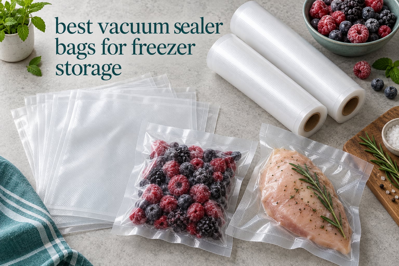 best vacuum sealer bags for freezer storage