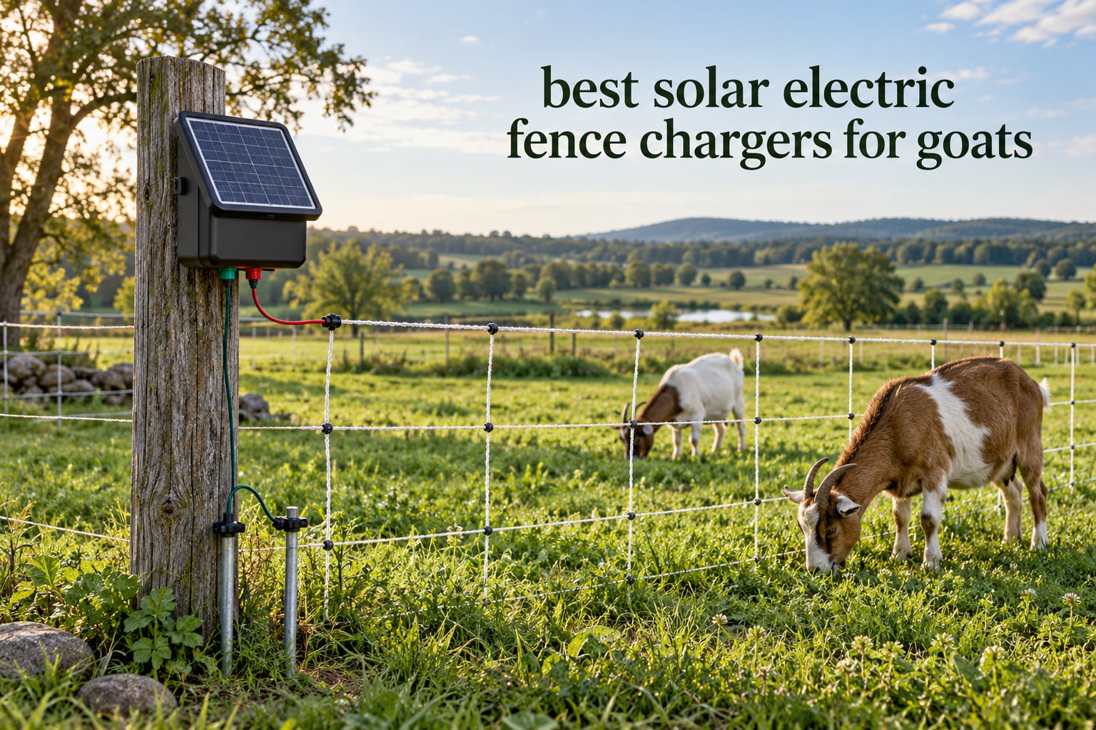 best solar electric fence chargers for goats