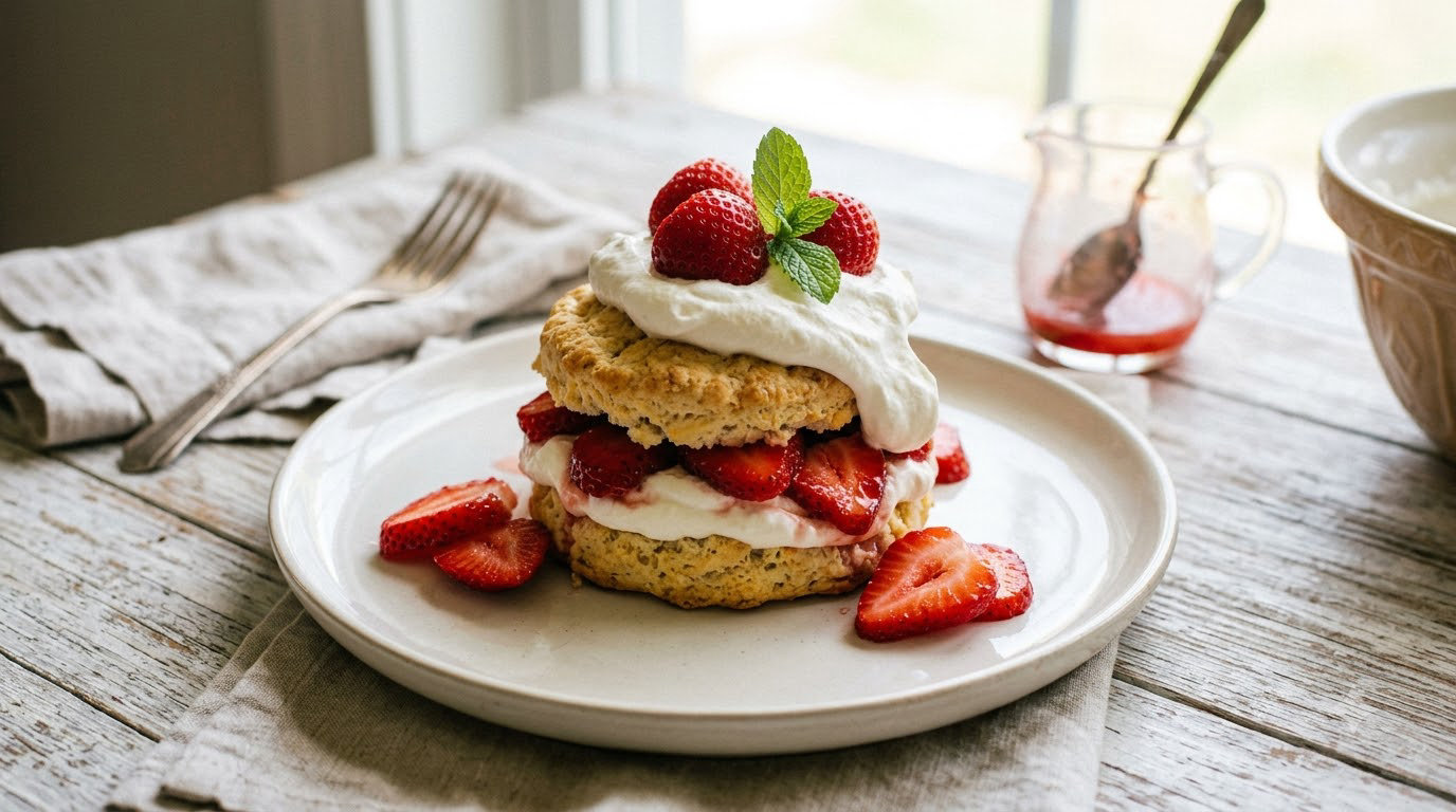 easy homemade strawberry shortcake recipe