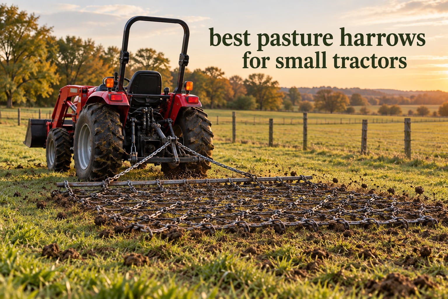 best pasture harrows for small tractors