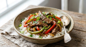 easy crockpot pepper steak recipe