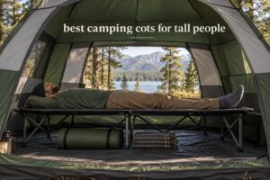 best camping cots for tall people