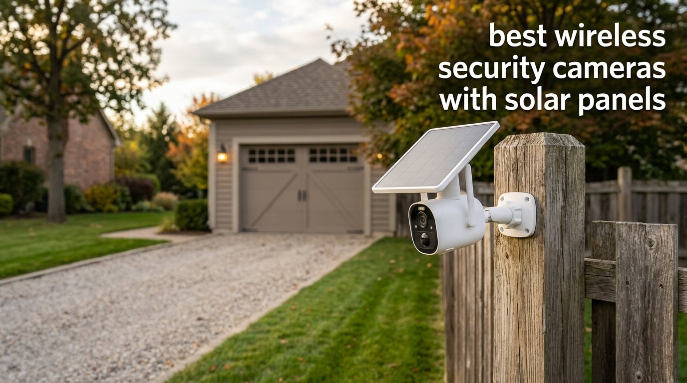 best wireless security cameras with solar panels