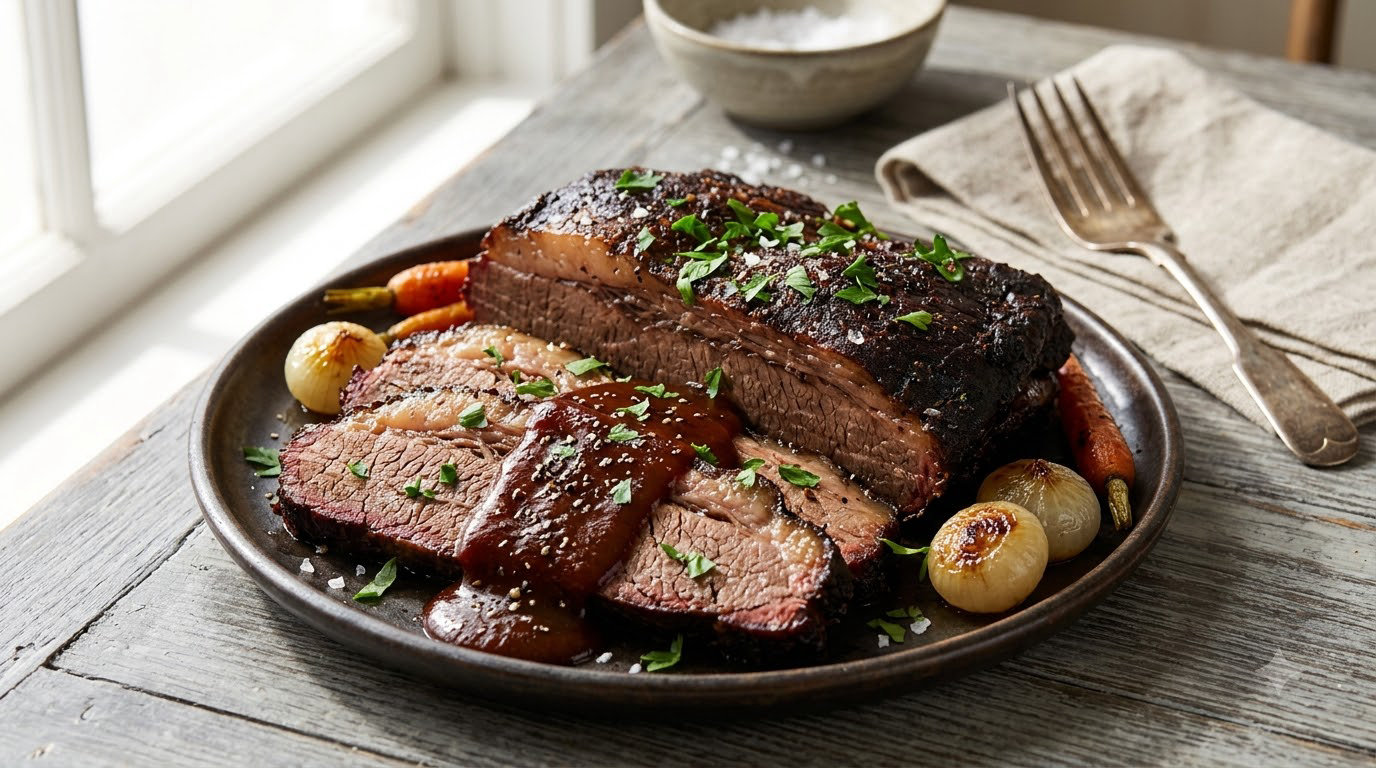 what temperature to cook brisket in the oven