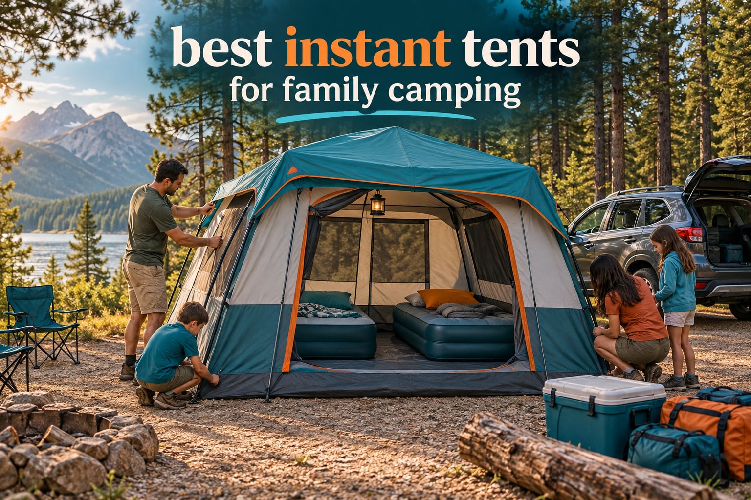 best instant tents for family camping