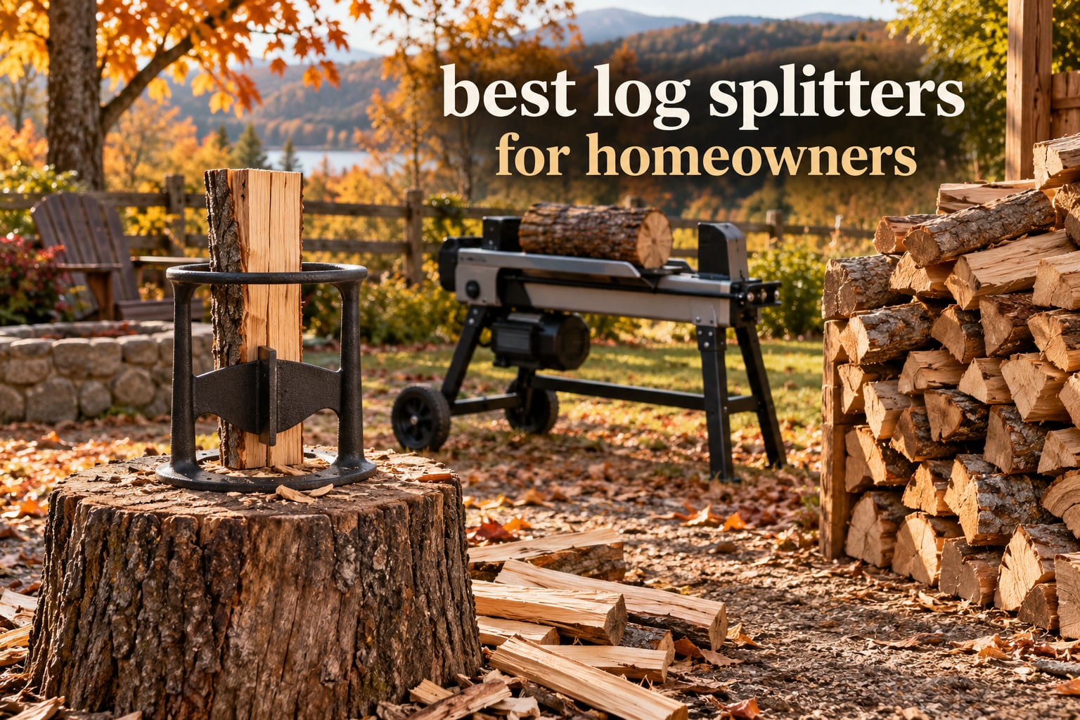 best log splitters for homeowners