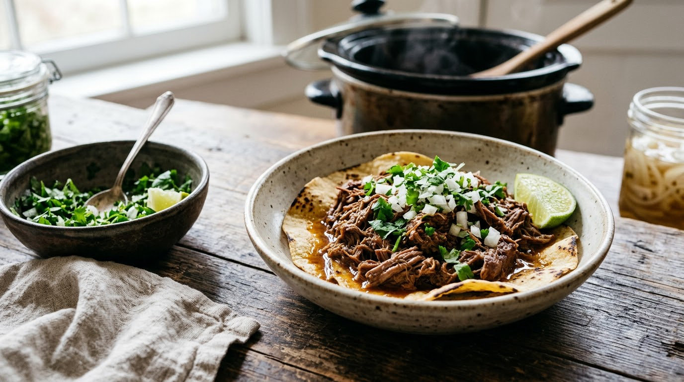 easy crockpot beef barbacoa recipe