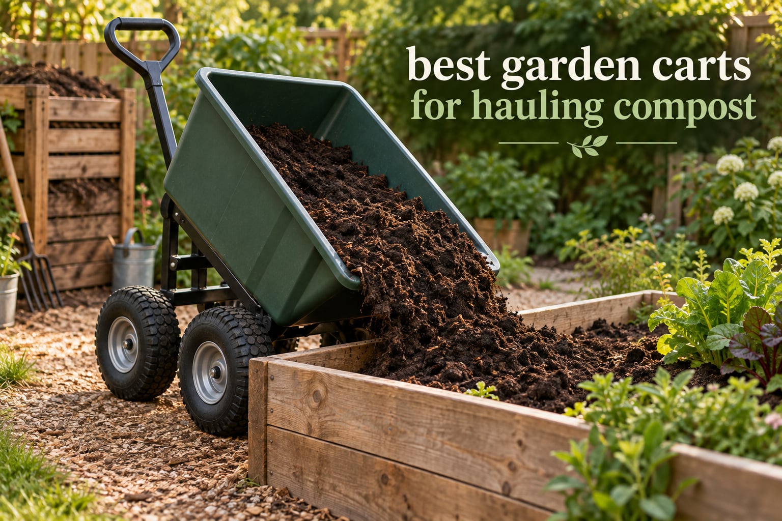 best garden carts for hauling compost