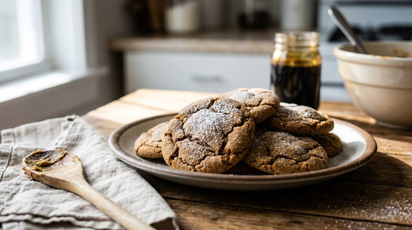 soft molasses cookies recipe