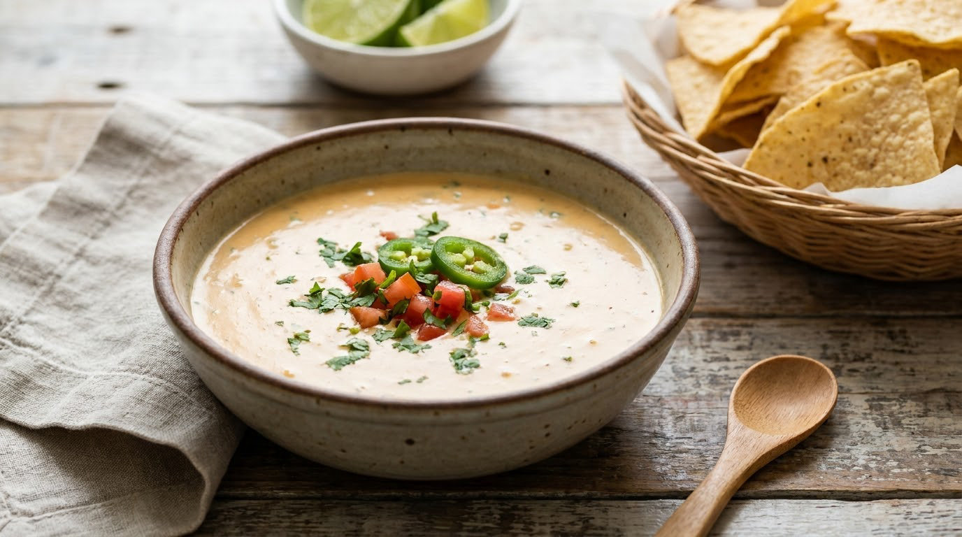 easy homemade queso dip recipe