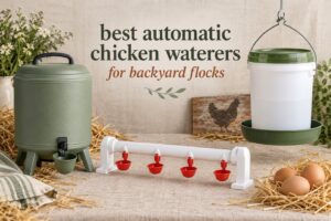 best automatic chicken waterers for backyard flocks