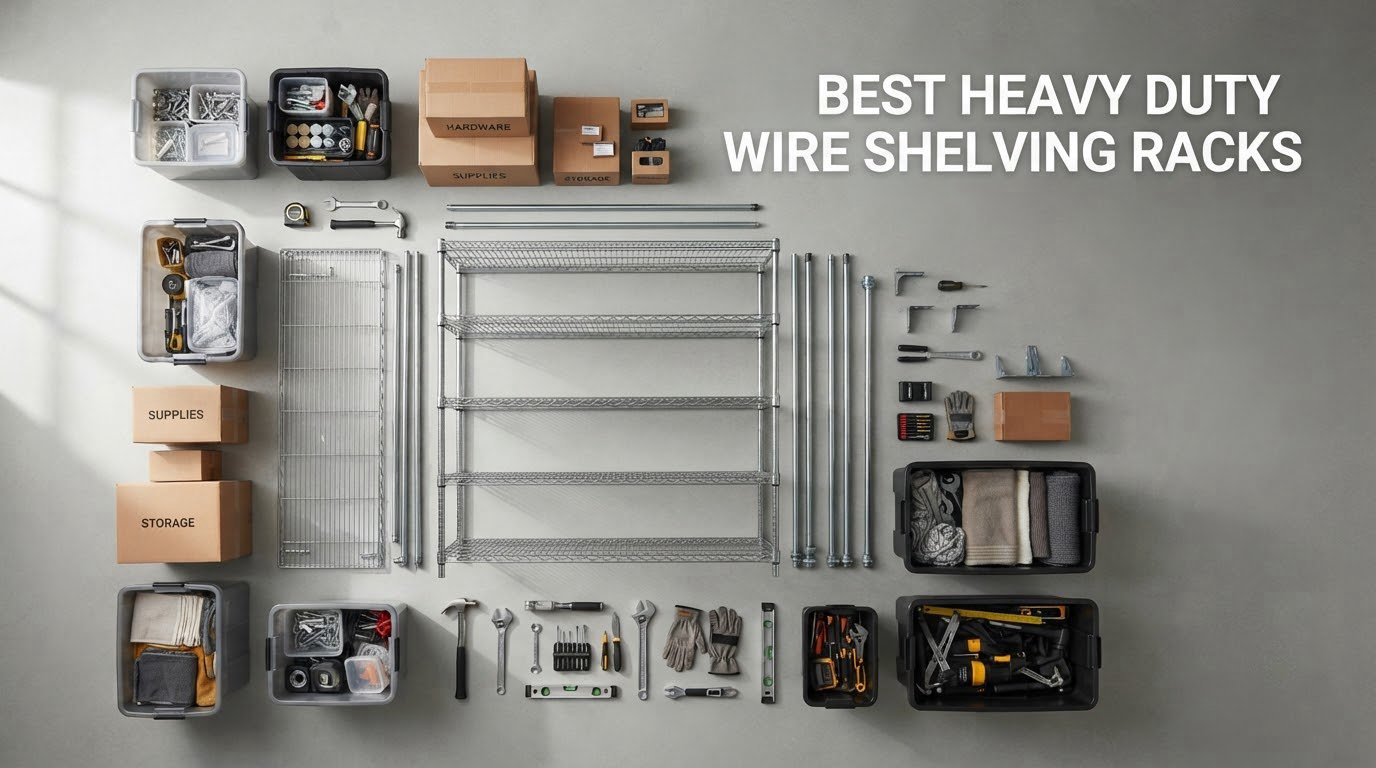 best heavy duty wire shelving racks