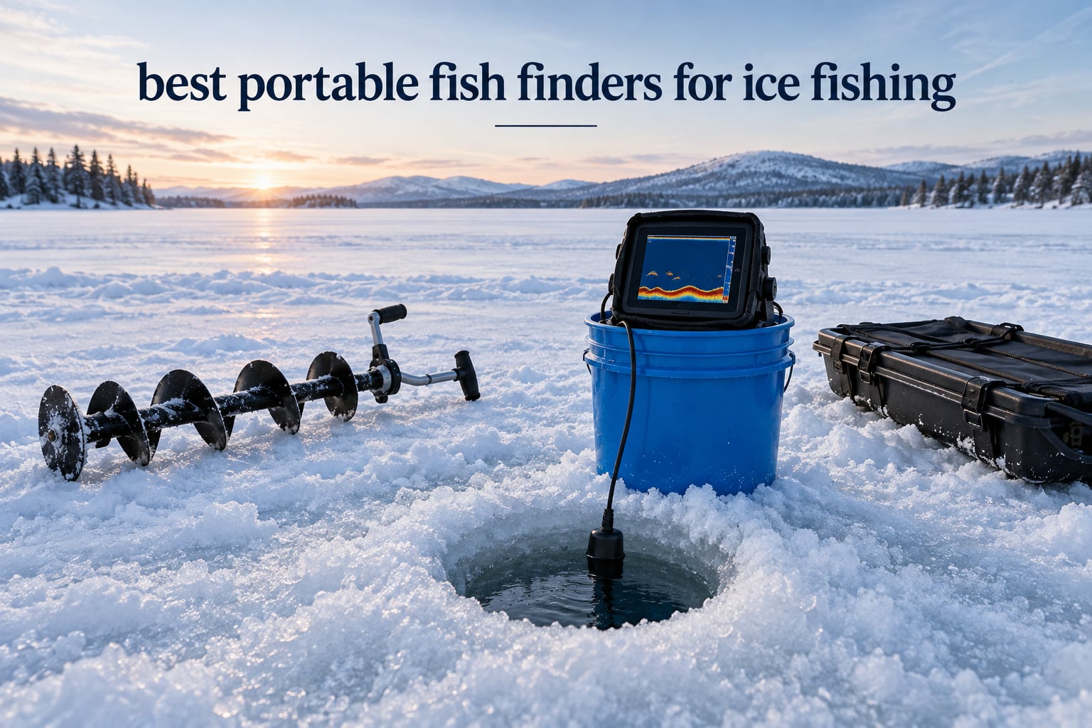 best portable fish finders for ice fishing