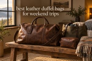 best leather duffel bags for weekend trips
