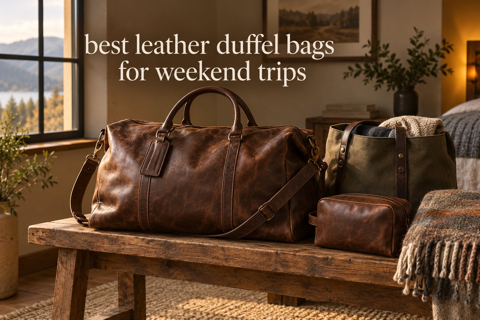 best leather duffel bags for weekend trips