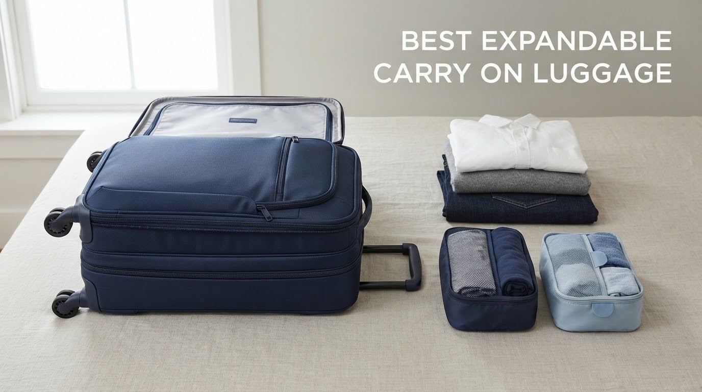 best expandable carry on luggage
