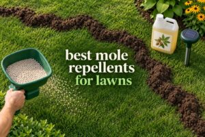 best mole repellents for lawns