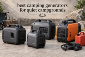 best camping generators for quiet campgrounds