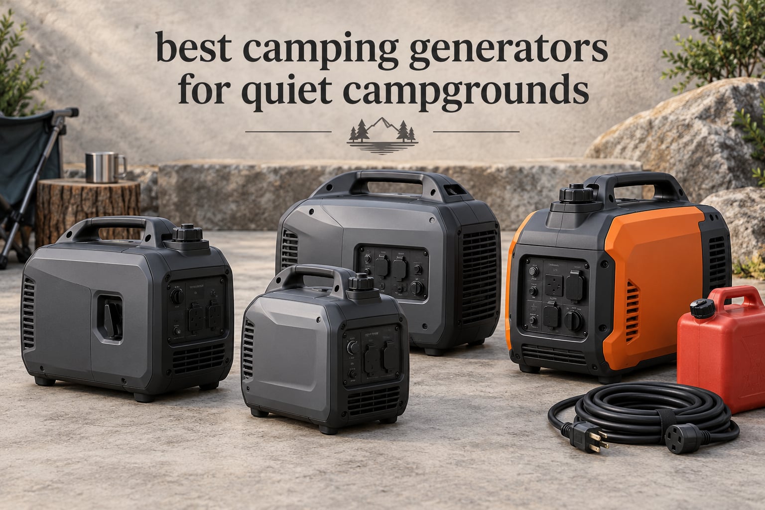 best camping generators for quiet campgrounds