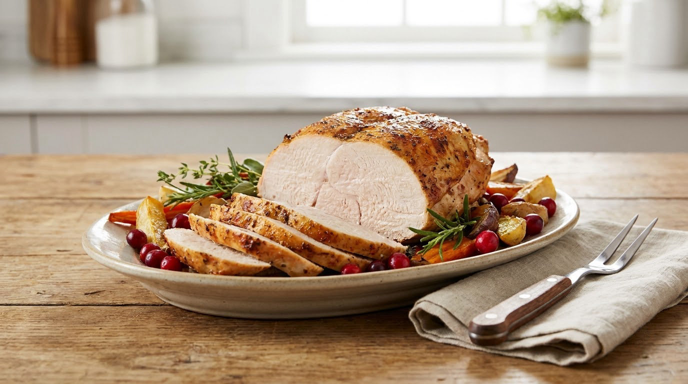what temperature to cook turkey breast in the oven