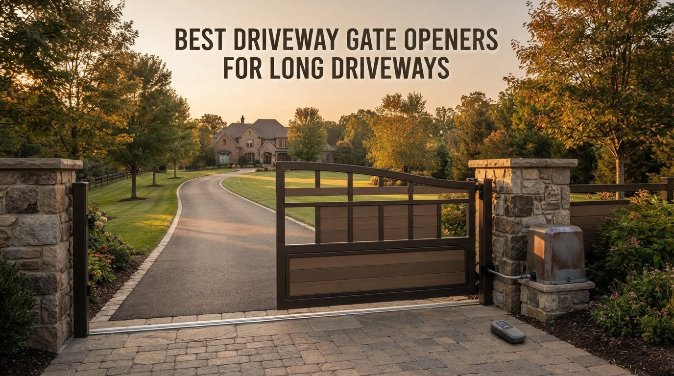 best driveway gate openers for long driveways