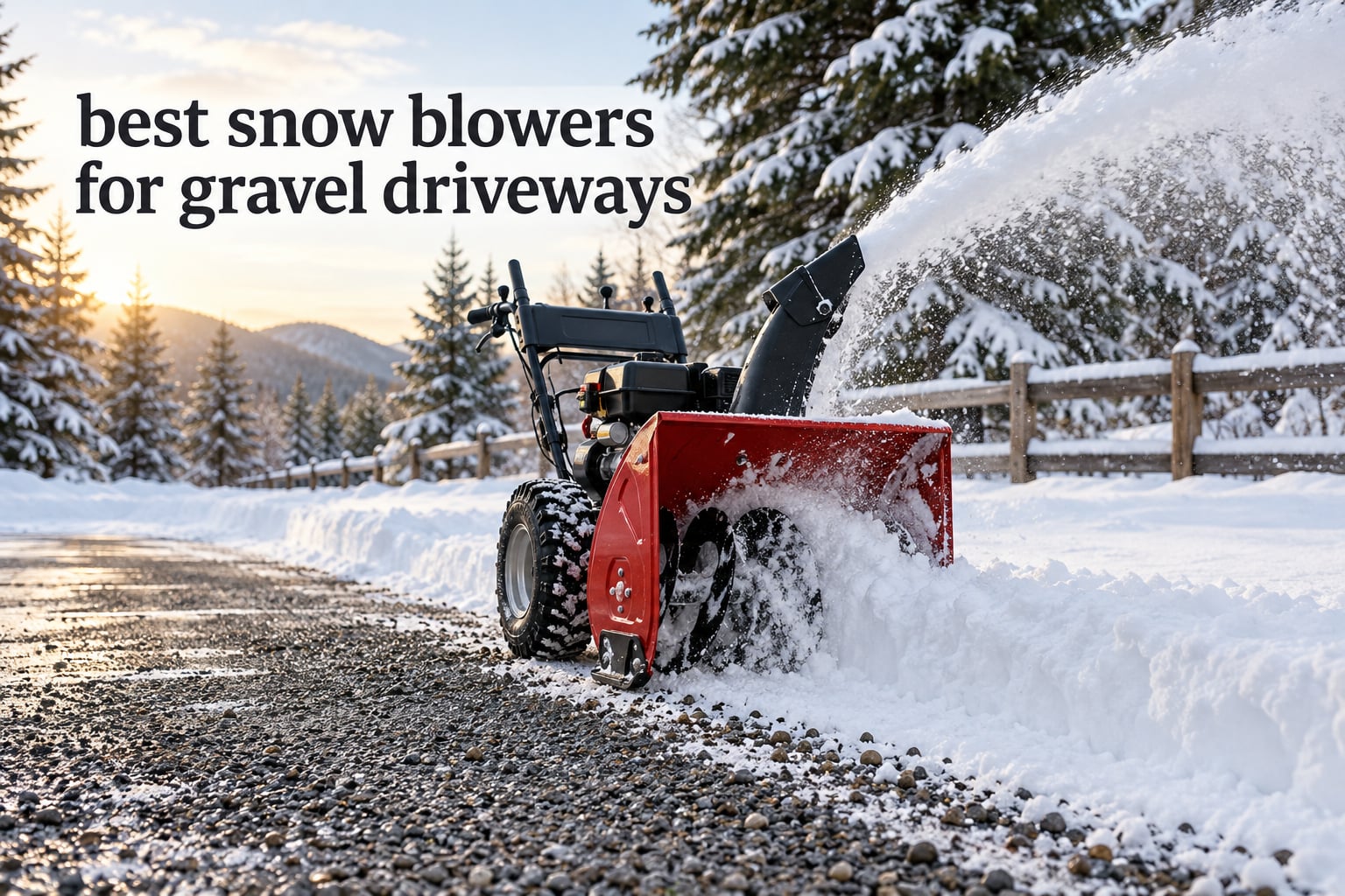 best snow blowers for gravel driveways