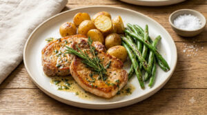 what temperature to bake pork chops at