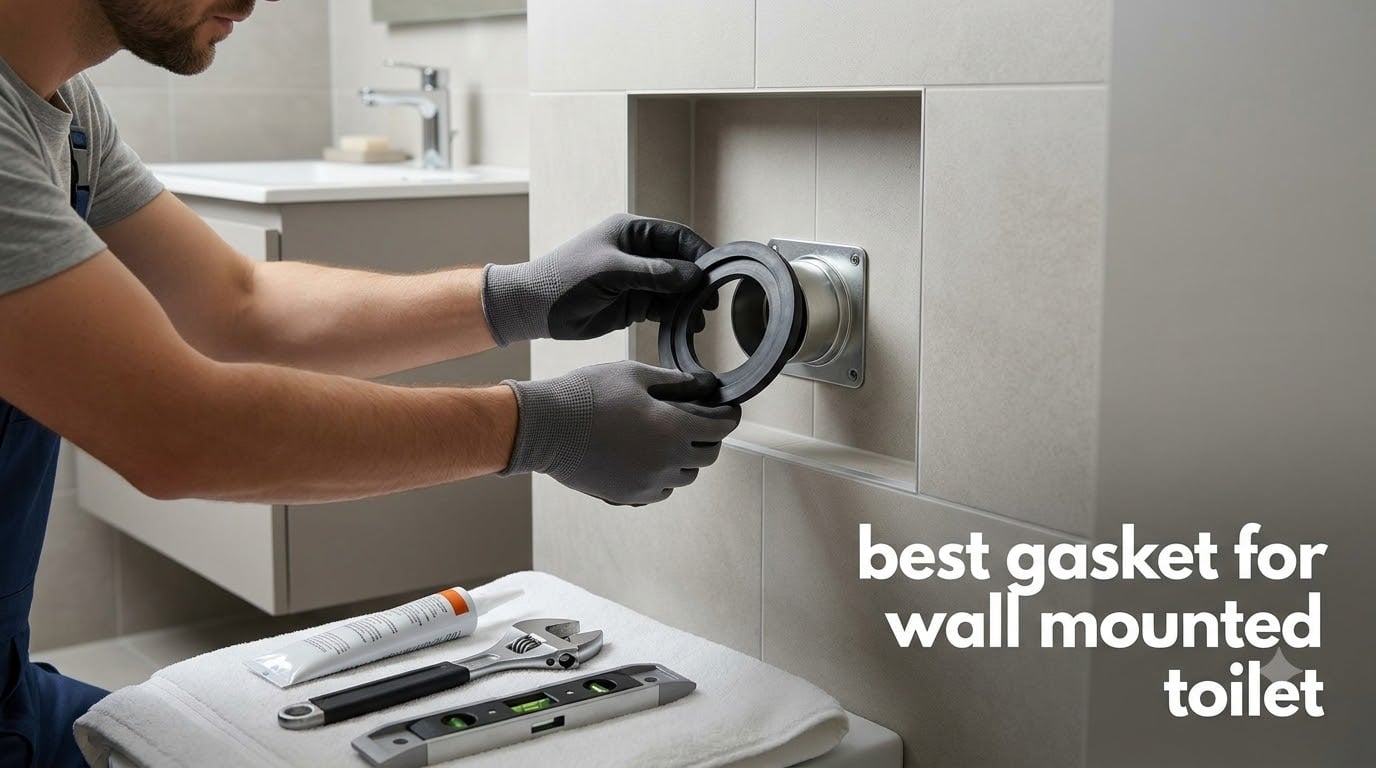 best gasket for wall mounted toilet