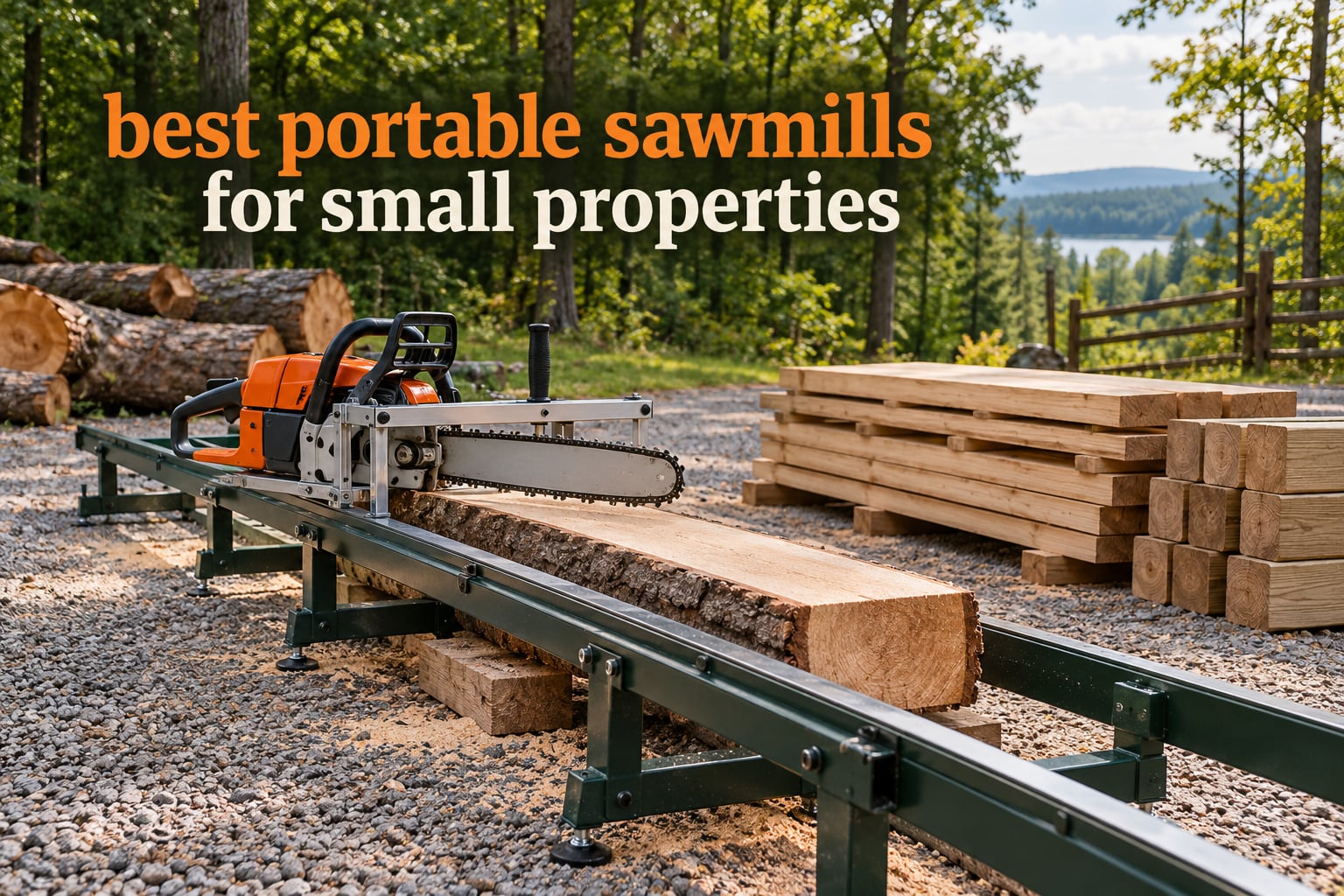best portable sawmills for small properties