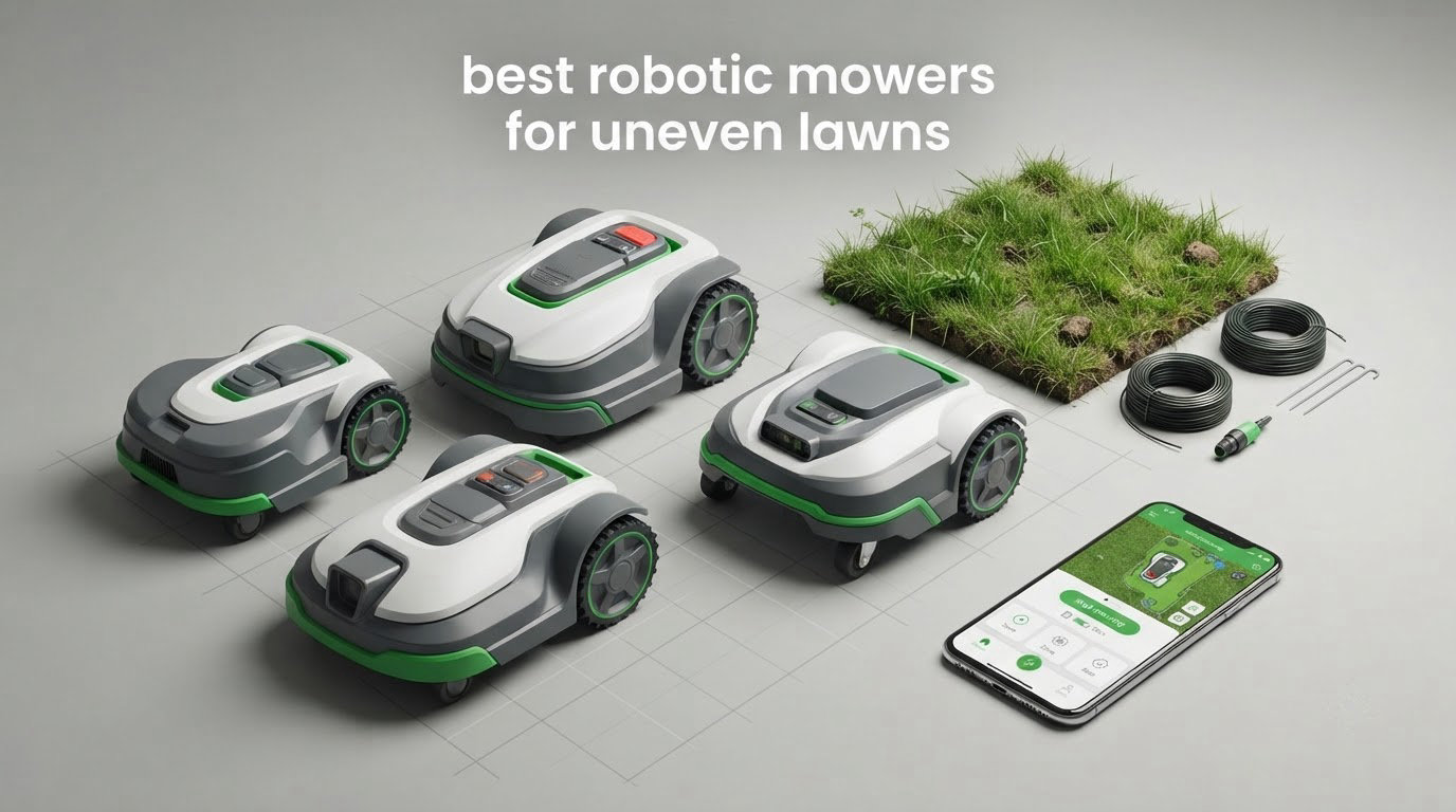 best robotic mowers for uneven lawns