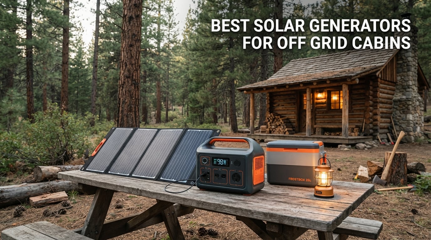 best solar generators for off grid cabins