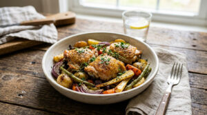 12 easy chicken thigh dinners with vegetables