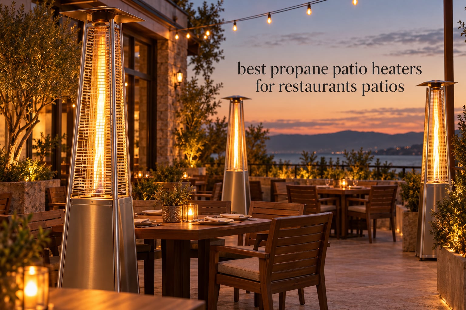 best propane patio heaters for restaurants patios