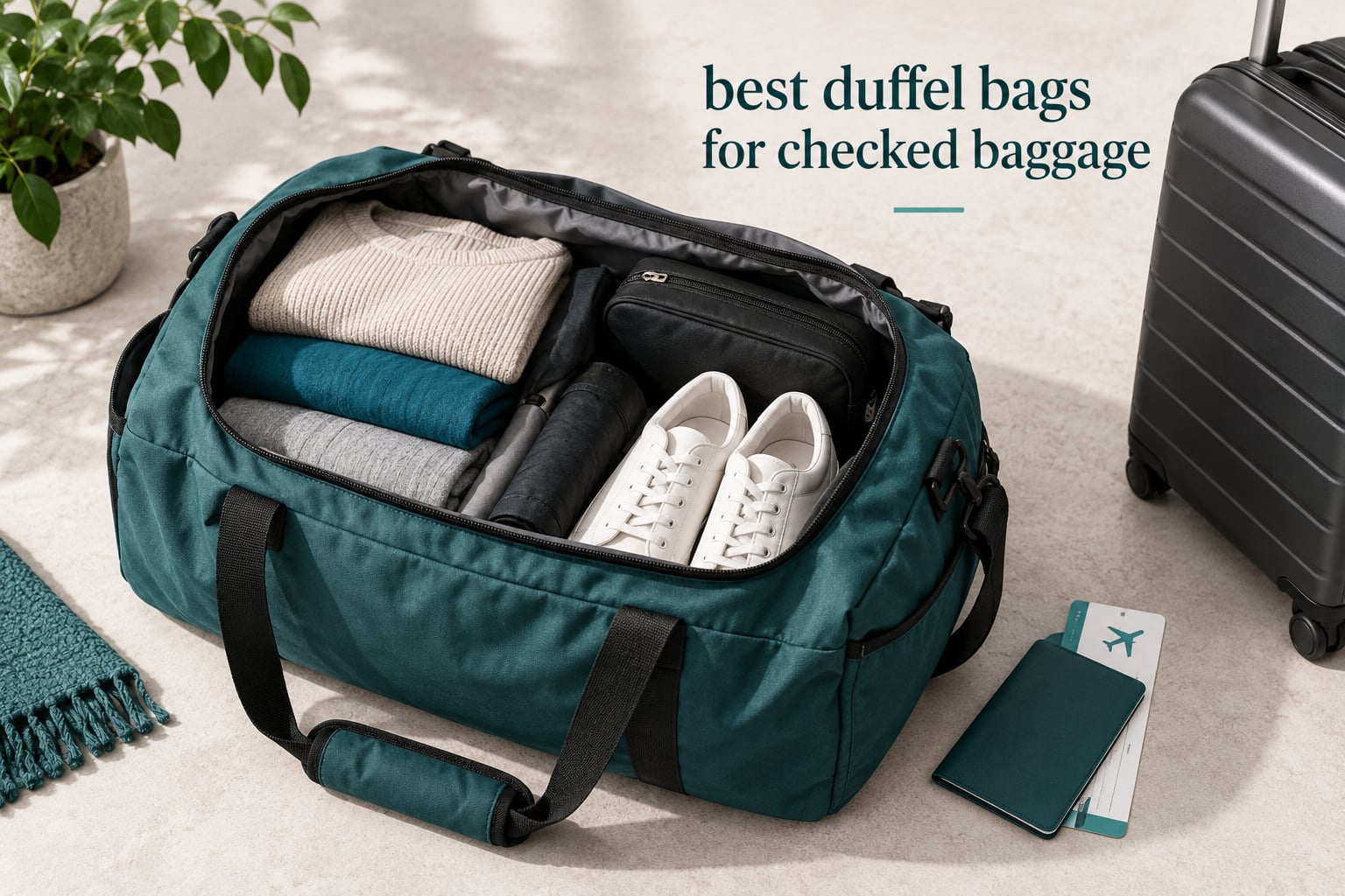 best duffel bags for checked baggage
