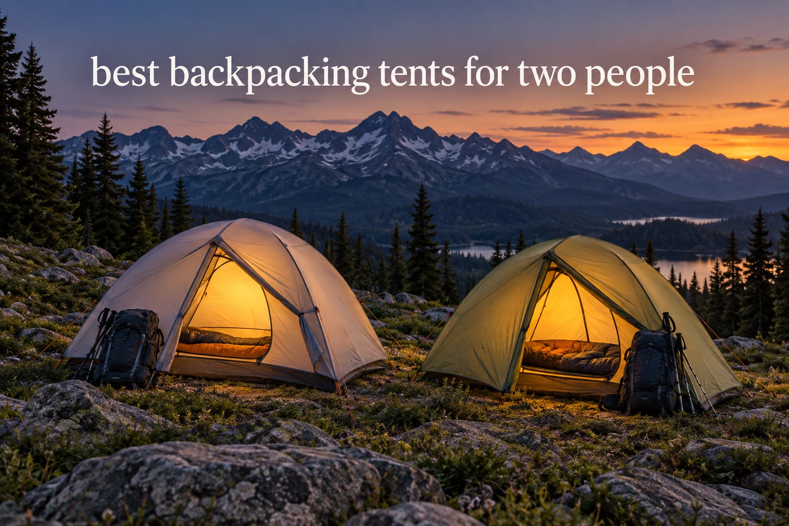 best backpacking tents for two people