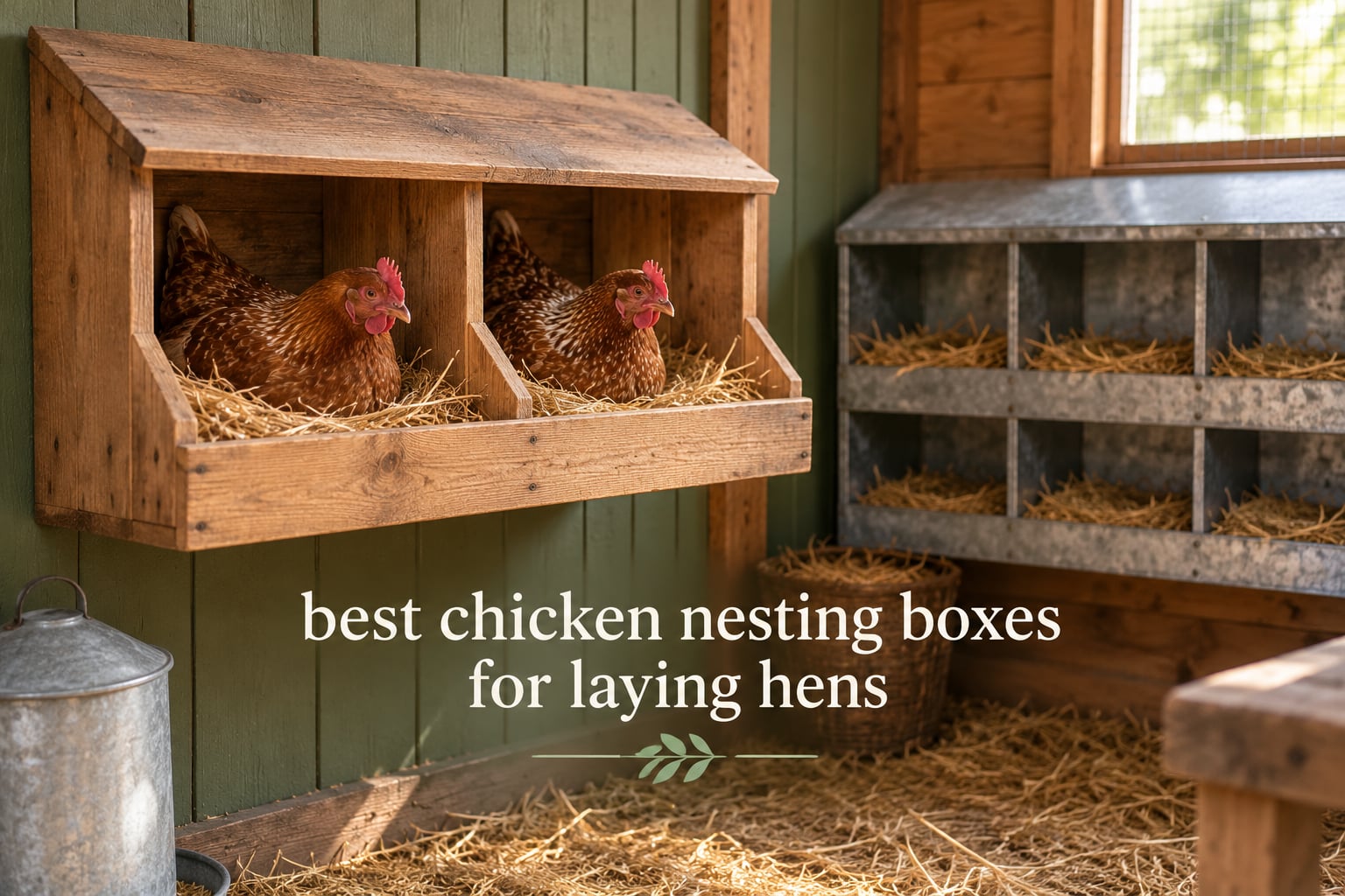 best chicken nesting boxes for laying hens