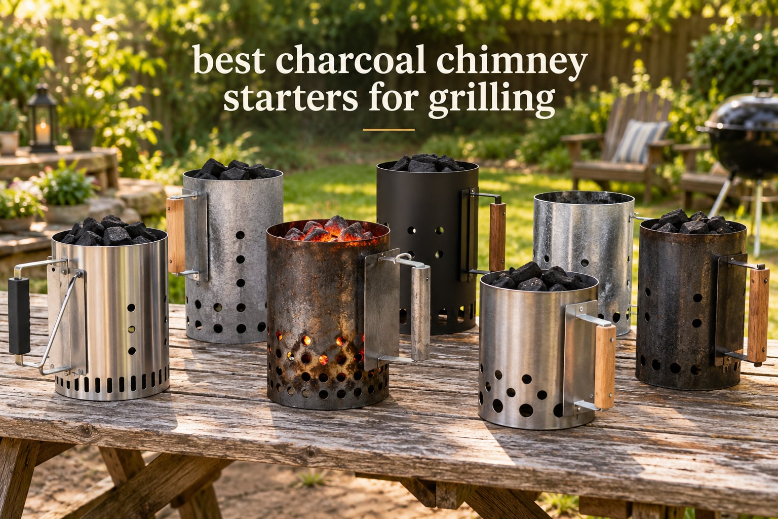 best charcoal chimney starters for grilling