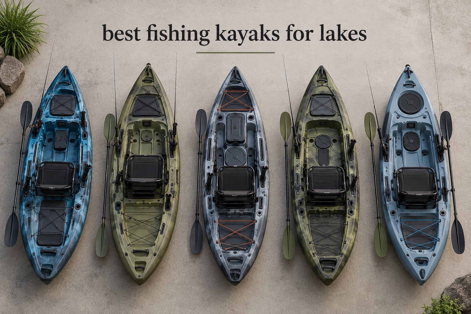 best fishing kayaks for lakes