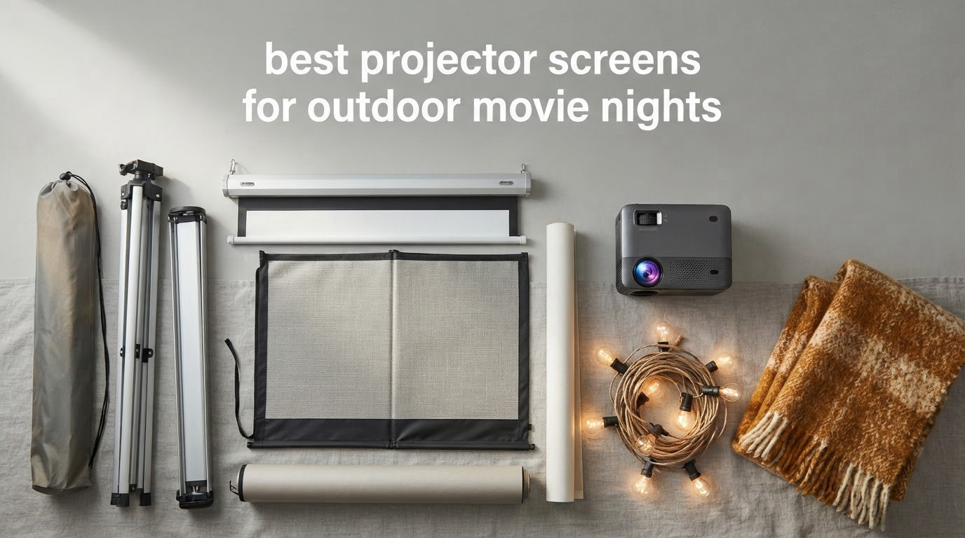 best projector screens for outdoor movie nights