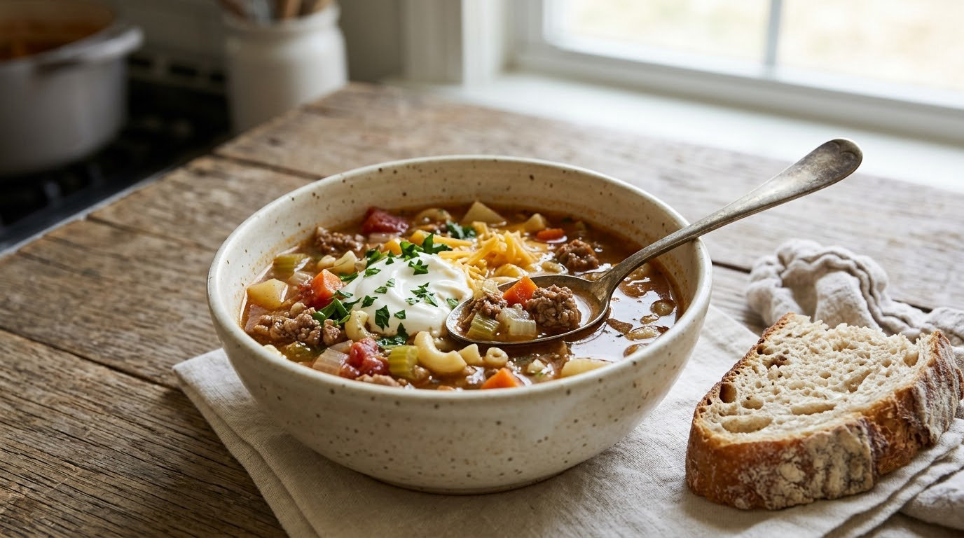 12 easy hamburger soup recipes for cold nights