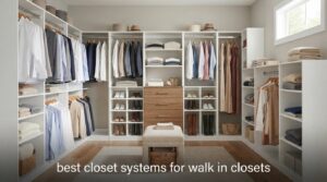 best closet systems for walk in closets