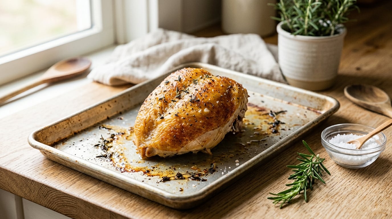 how long to bake bone in chicken breast