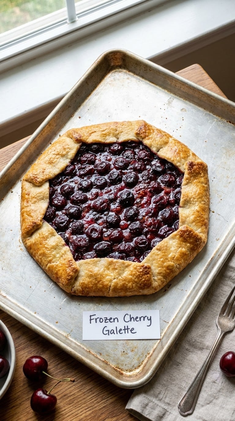Frozen Cherry Galette