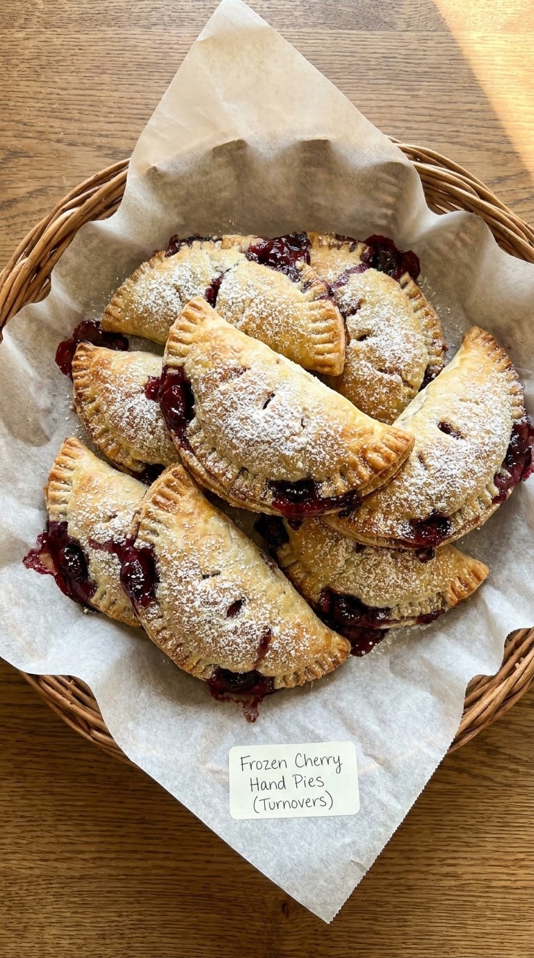 Frozen Cherry Hand Pies (Turnovers)
