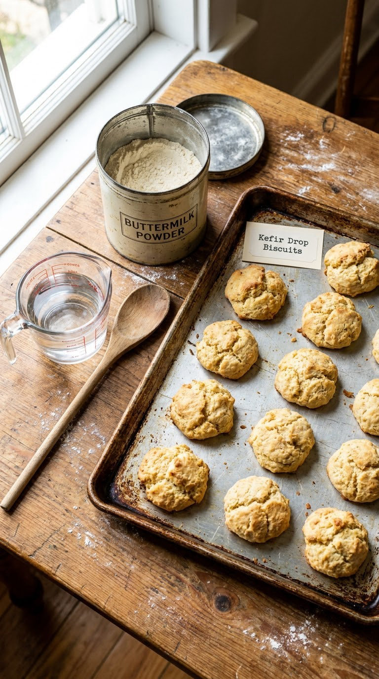 Kefir Drop Biscuits