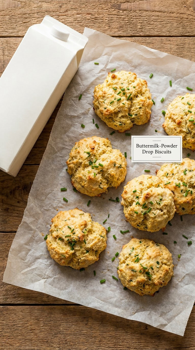 Buttermilk-Powder Drop Biscuits