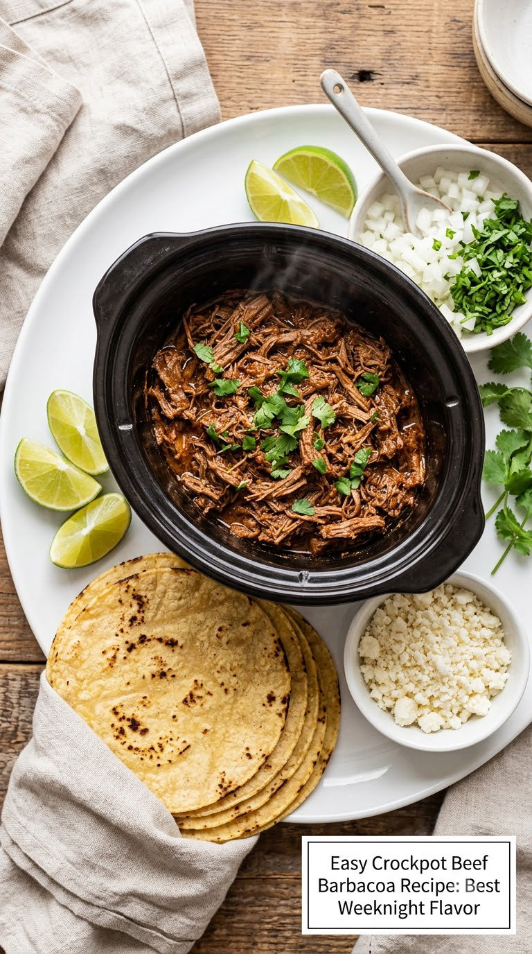 Easy Crockpot Beef Barbacoa Recipe: Best Weeknight Flavor