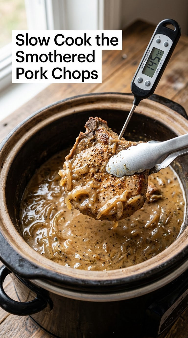 Slow Cook the Smothered Pork Chops