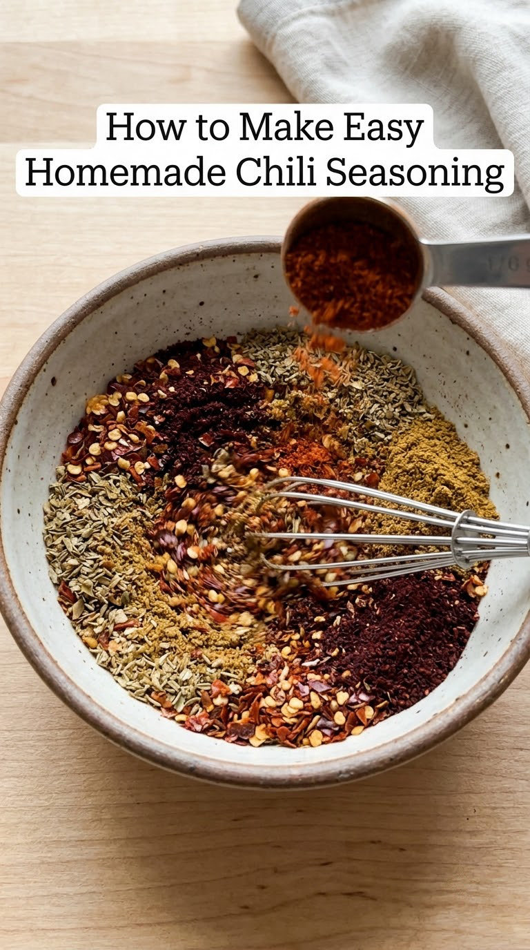 How to Make Easy Homemade Chili Seasoning